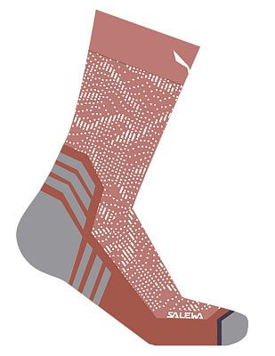 Salewa Pedroc Crew Sock W desert pink