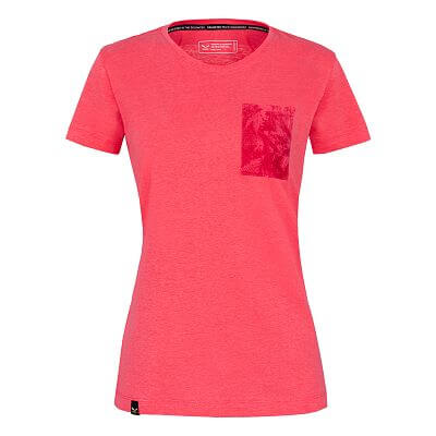 Salewa Puez Hemp Pocket T-Shirt W calypso coral