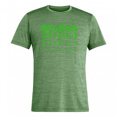 Salewa Puez Hybrid 2 Dry M S/S Tee duck green melange