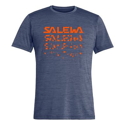 Salewa Puez Hybrid 2 Dry M S/S Tee ombre blue melange