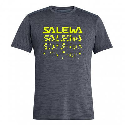 Salewa Puez hybrid 2 Dry M S/S Tee ombre blue/ melange