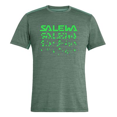 Salewa Puez Hybrid 2 Dry S/S Tee M myrtle melange