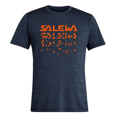 Salewa Puez Hybrid 2 Dry S/S Tee M premium navy melange