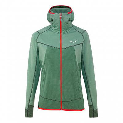 Salewa Puez Hybrid PL W Full Zip feldspar green mel