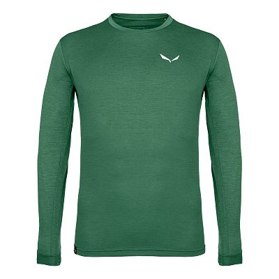 Salewa Puez Melange Dry L/S Tee M duck green melange