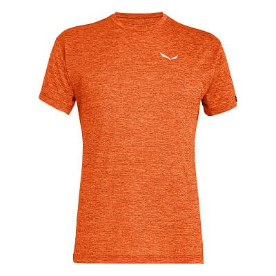 Salewa Puez Melange Dry S/S Tee M red orange melange