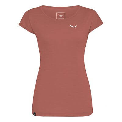 Salewa Puez Melange Dry T-Shirt W etruscan red melange