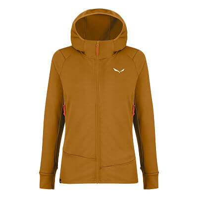 Salewa Puez Polarlite Hooded Jacket Women Golden brown