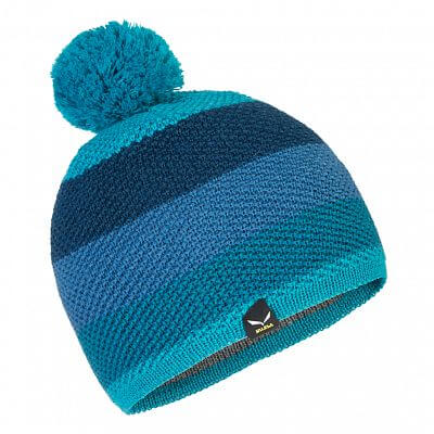 Salewa Puez Pom Pom 2 Kids Beanie ocean stripes