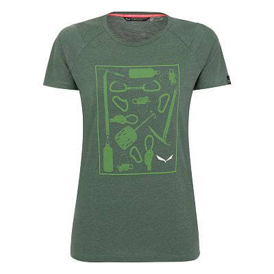 Salewa Pure Box Dry T-Shirt W raw green