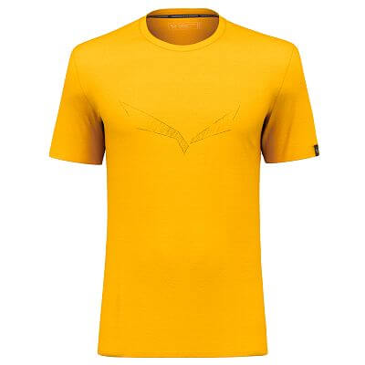 Salewa Pure Eagle Sketch AM M T-shirt gold melange