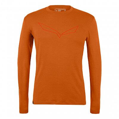 Salewa Pure Logo AMR L/S Tee M autumnal