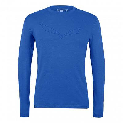 Salewa Pure Logo AMR L/S Tee M electric