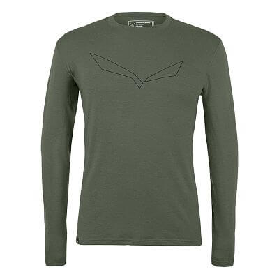 Salewa Pure Logo AMR L/S Tee M thyme