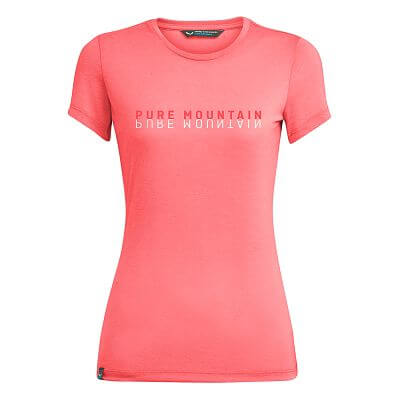 Salewa Pure Mountain Dry S/S Tee W shell pink melange