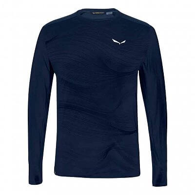 Salewa Seceda Dry L/S Tee M navy blazer