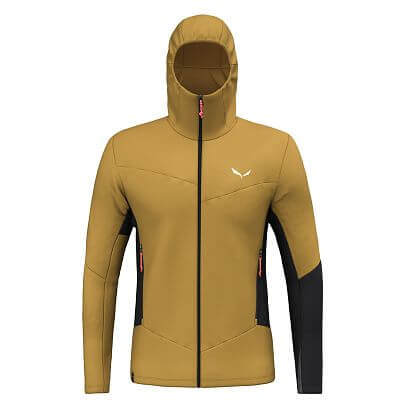 Salewa Sella Merino Hooded Jacket Men golden brown