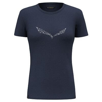 Salewa Solid Dry T-Shirt W premium navy melange