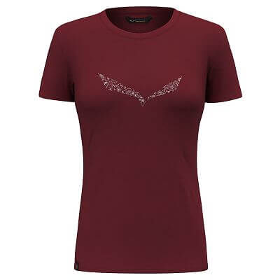 Salewa Solid Dry T-Shirt W syrah