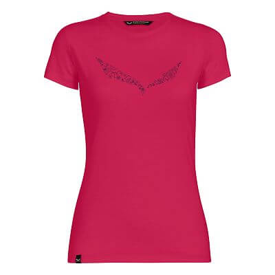 Salewa Solid Dry W SS Tee virtual pink melange