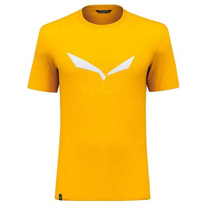 Salewa Solidlogo Dry T-Shirt M gold melange