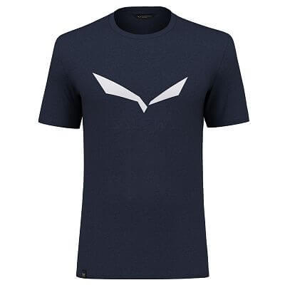 Salewa Solidlogo Dry T-Shirt M premium navy melange