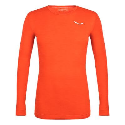 Salewa Zebru Fresh AMR L/S Tee M red orange