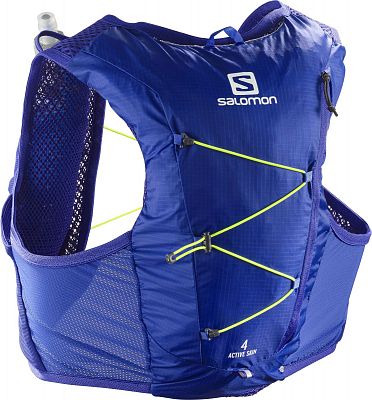 Salomon Active Skin 4 Set clematis blue/safety yellow