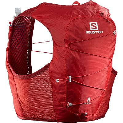 Salomon Active Skin 8 Set goji berry / red chilli