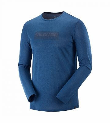 SALOMON Agile Graphic LS Tee M night sky