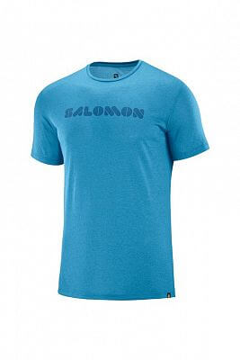 SALOMON Agile Graphic Tee M lyons blue