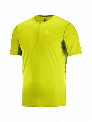 Salomon Agile HZ SS Tee M citronelle