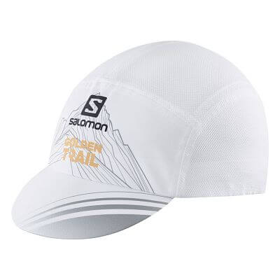 Salomon Air Logo Cap Golden Trail white