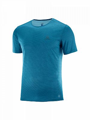 SALOMON Cosmic Crew SS Tee M moroccan blue