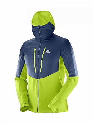 SALOMON Drifter Air Mid Hoodie macid lime