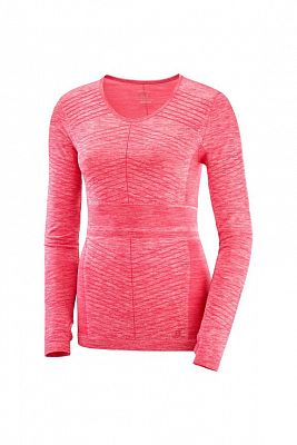 Salomon Elevate Move On LS Tee W teaber/ca