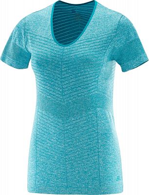 Salomon Elevate Move On SS Tee W enamel blue