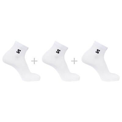 Salomon Everyday Lite Quarter 3-Pack white