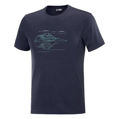 Salomon Explore Blend Tee M night sky/heater