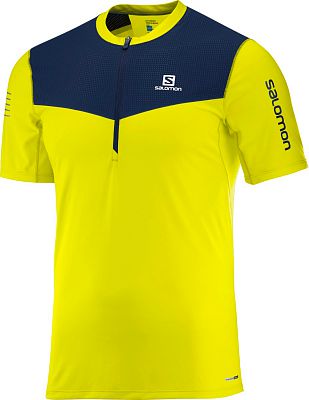 SALOMON FAST WING HZ SS TEE M SULPHUR SP