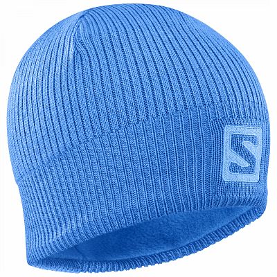 Salomon Logo Beanie Indigo bunting