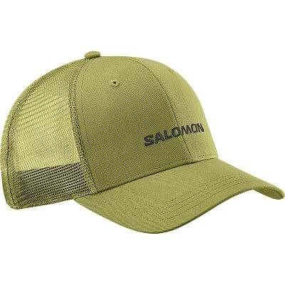 Salomon Logo Trucker Cap U cardamon seed