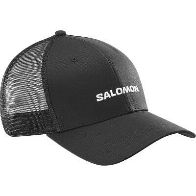 Salomon Logo Trucker Cap U deep black