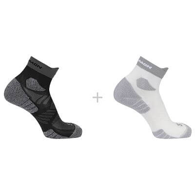 Salomon ponožky Aero Ankle 2-Pack white/black