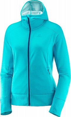 SALOMON RIGHT NICE MID HOODIE W ENAMEL BLUE