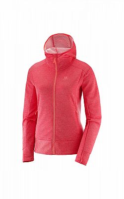 SALOMON Right Nice Mid Hoodie W hibiscus