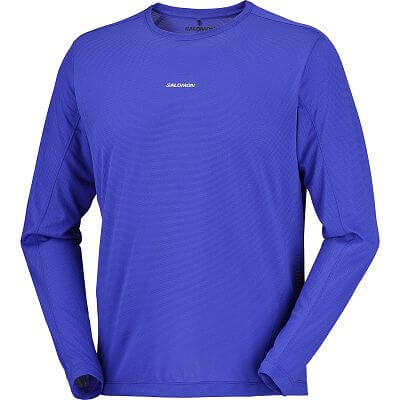Salomon SHAKEout Core LS Tee M clematis blue