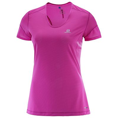 Salomon Trail Runner SS TEE W rose violet