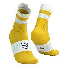 Compressport Pro Racing Socks V4.0 Run High lemon/white