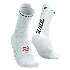 Compressport Pro Racing Socks V4.0 Run High white/black